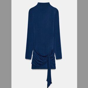 Zara SHORT DRESS WITH CUMMERBUND - SOLD OUT